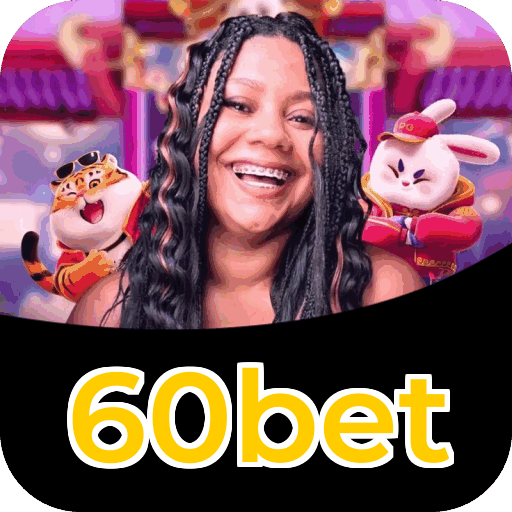Interface do aplicativo 60bet mostrando jogos disponíveis no iOS e Android